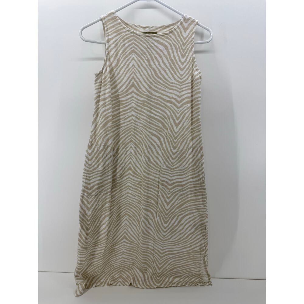 Womens Denim & Co. Naturals A-line Midi dress - size XXS